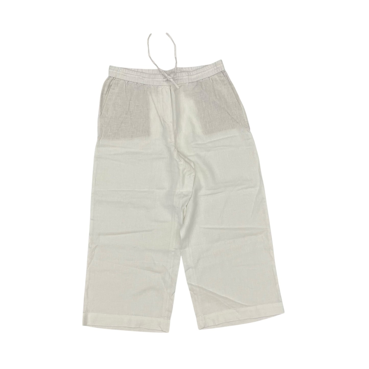 Pants Linen By Talbots In Cream, Size:10