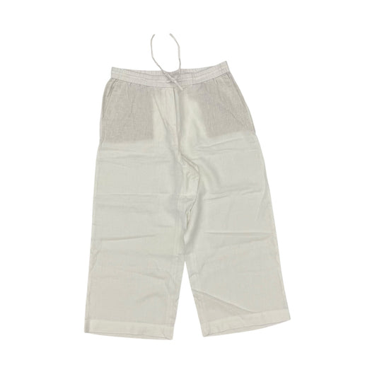 Pants Linen By Talbots In Cream, Size:10