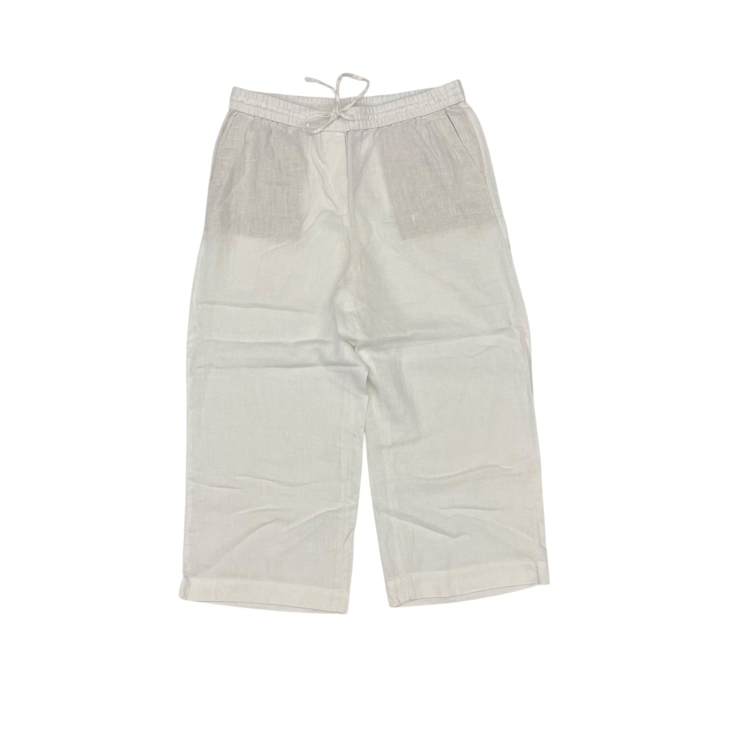 Pants Linen By Talbots In Cream, Size:10