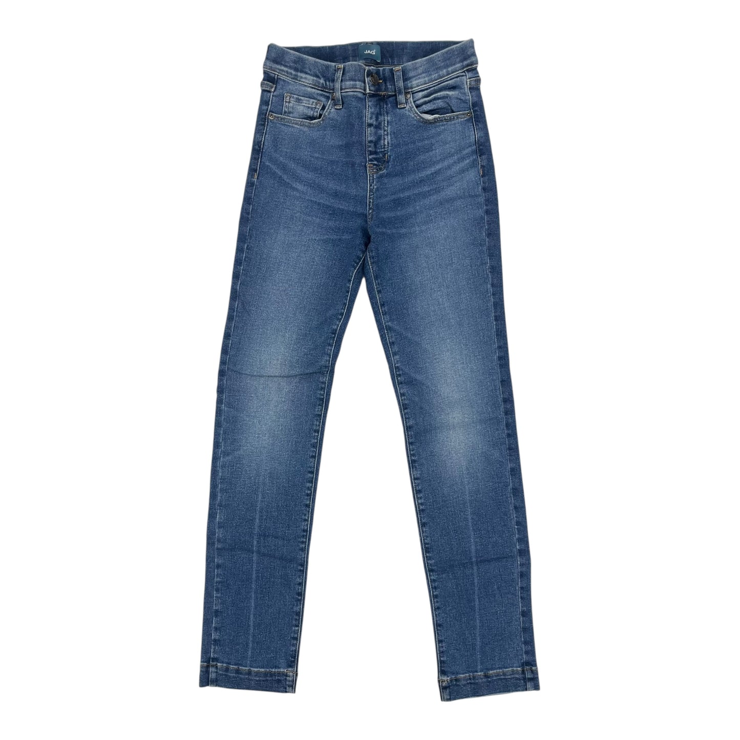 Jeans Straight By Jag In Blue Denim, Size:2