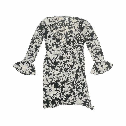 Dress Work By London Times In Black & White, Size:12