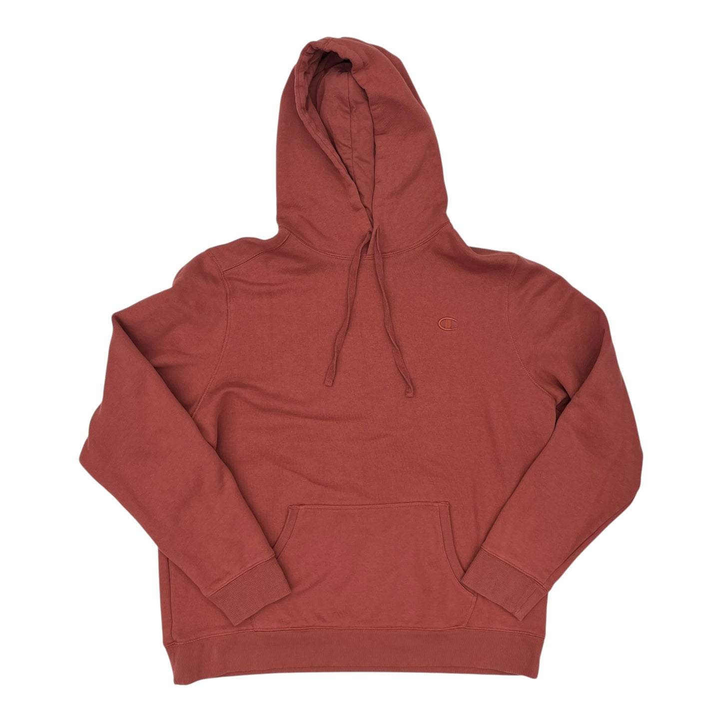 Athletic Sweatshirt Hoodie By Champion In Orange, Size:Xl
