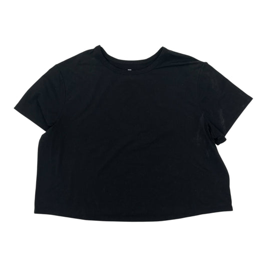 Athletic Top Ss By All In Motion In Black, Size:Xxl