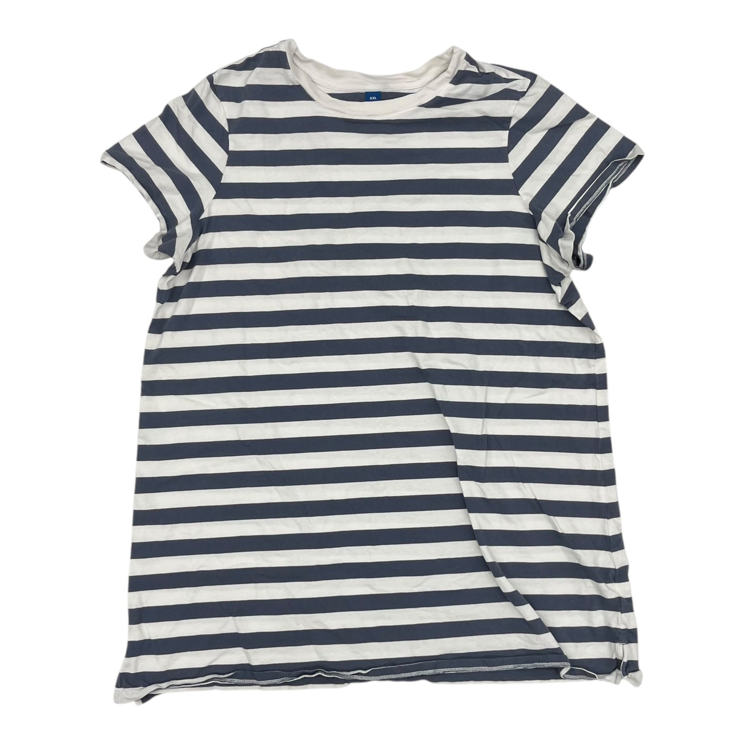 Dress Casual Midi By Old Navy In Blue & White, Size:Xxl