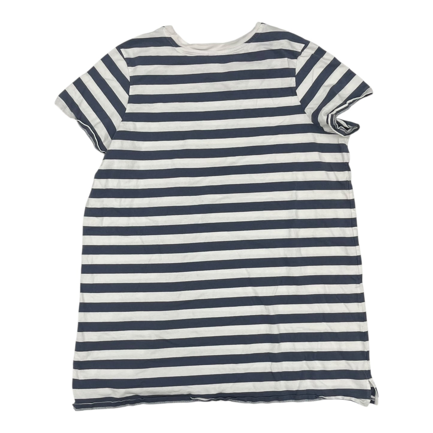 Dress Casual Midi By Old Navy In Blue & White, Size:Xxl