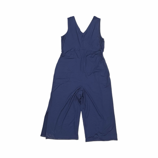 Jumpsuit By Cuddl Duds In Navy, Size:Lp
