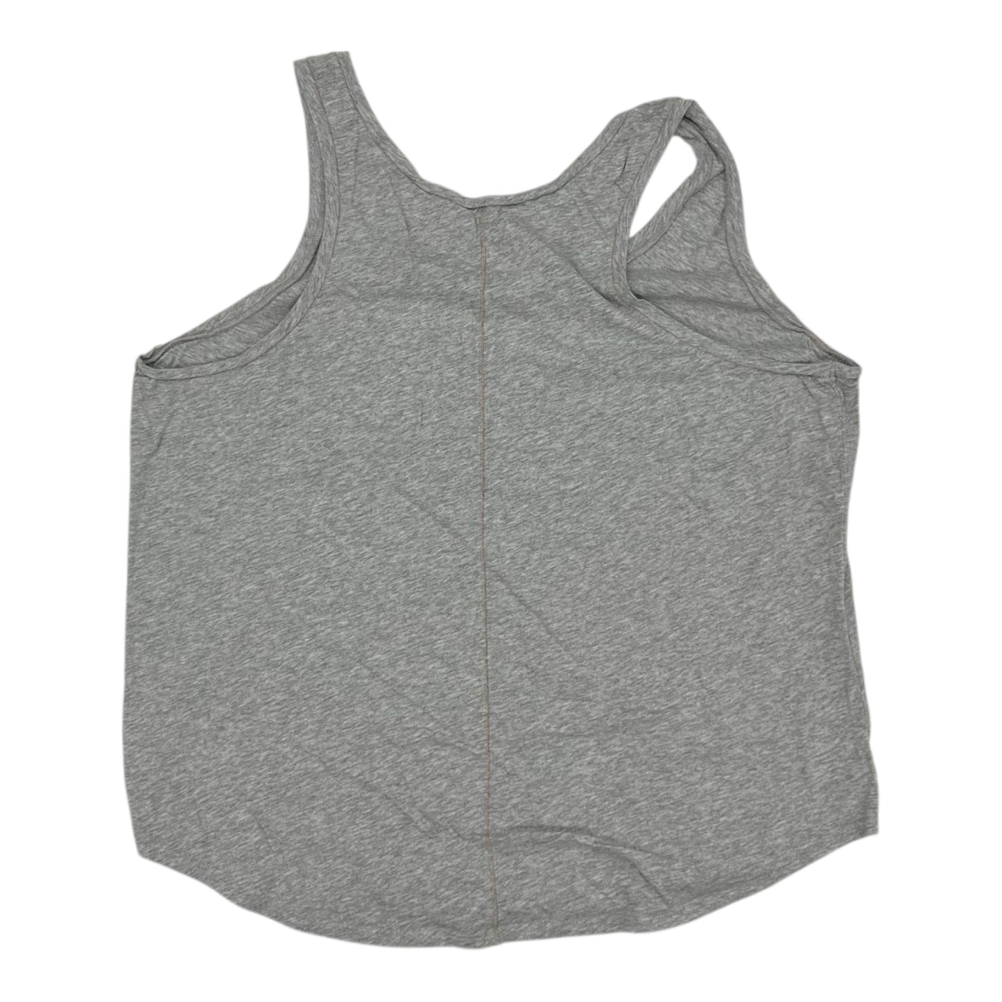Top Sleeveless By Loft In Grey, Size:2X