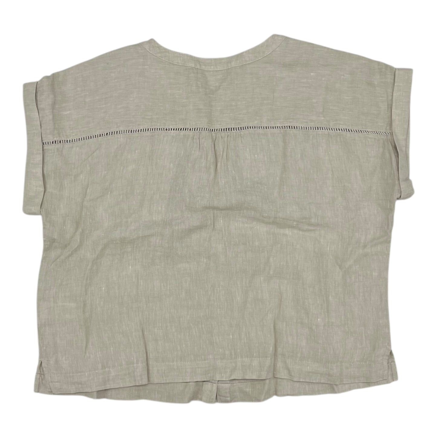 Blouse Ss By Talbots In Tan, Size:Xlp