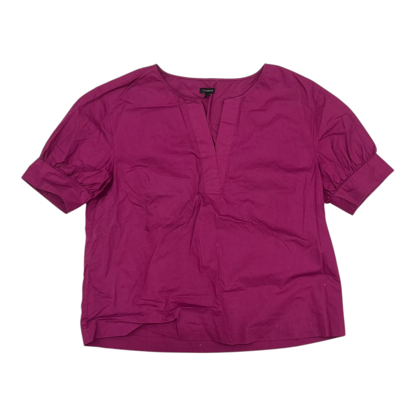 Blouse Ss By Talbots In Pink, Size:L