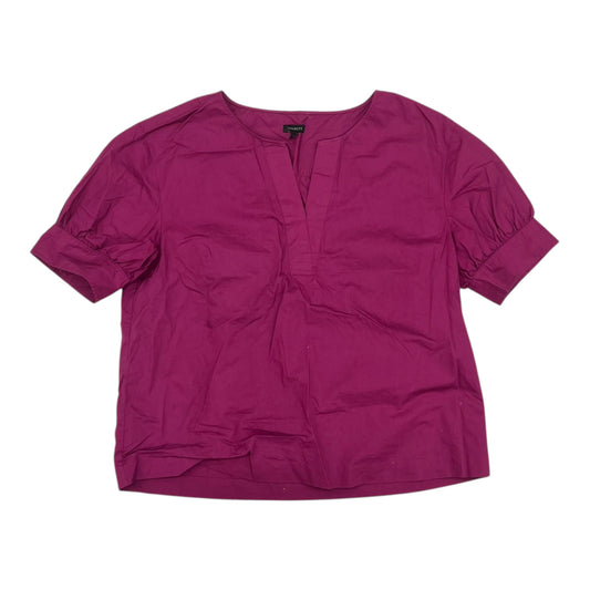 Blouse Ss By Talbots In Pink, Size:L