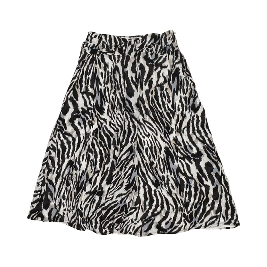 Skirt Midi By White House Black Market In Black & Cream, Size:Xs