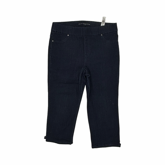 Jeans Jeggings By Chicos In Blue Denim, Size:M