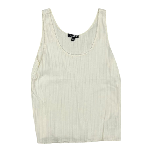 Tank Top By J. Crew In Cream, Size:Xl