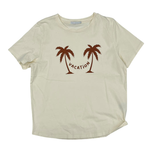 Top Ss By Clothes Mentor In Cream, Size:L