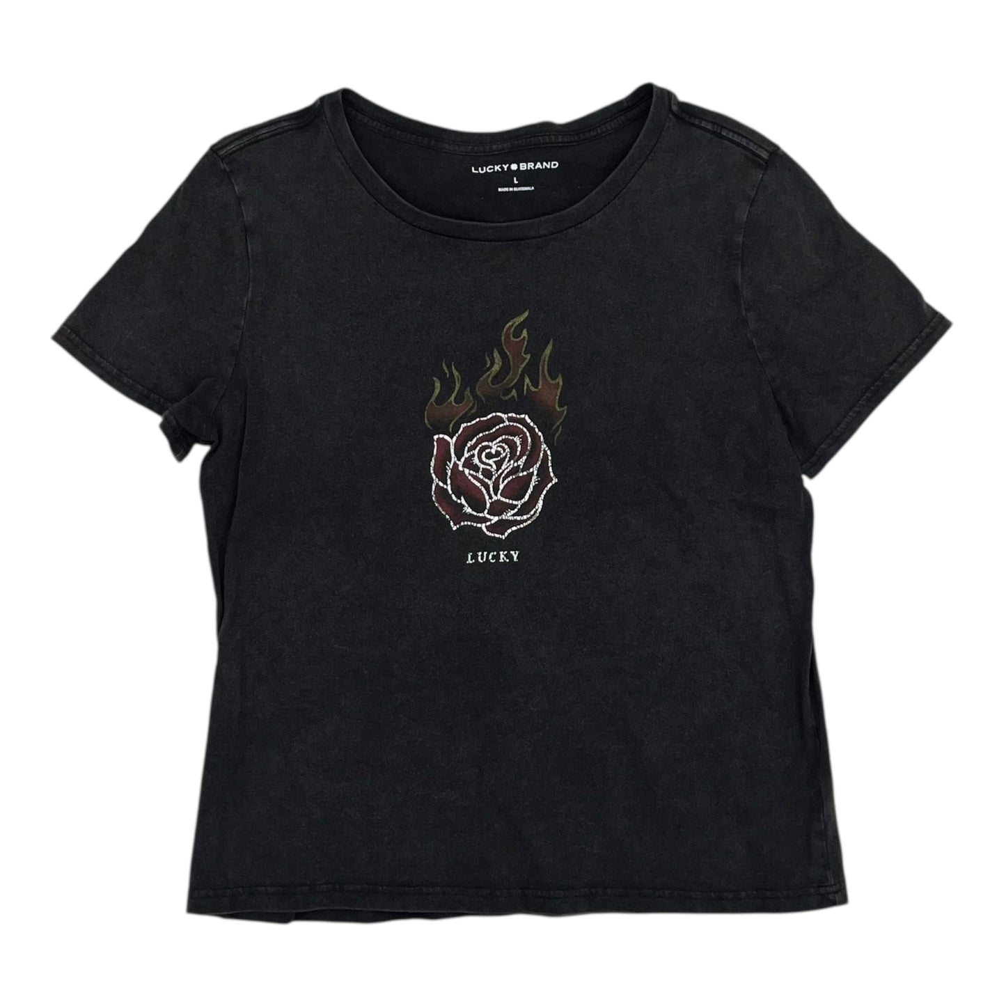 Top Ss By Lucky Brand In Grey, Size:L