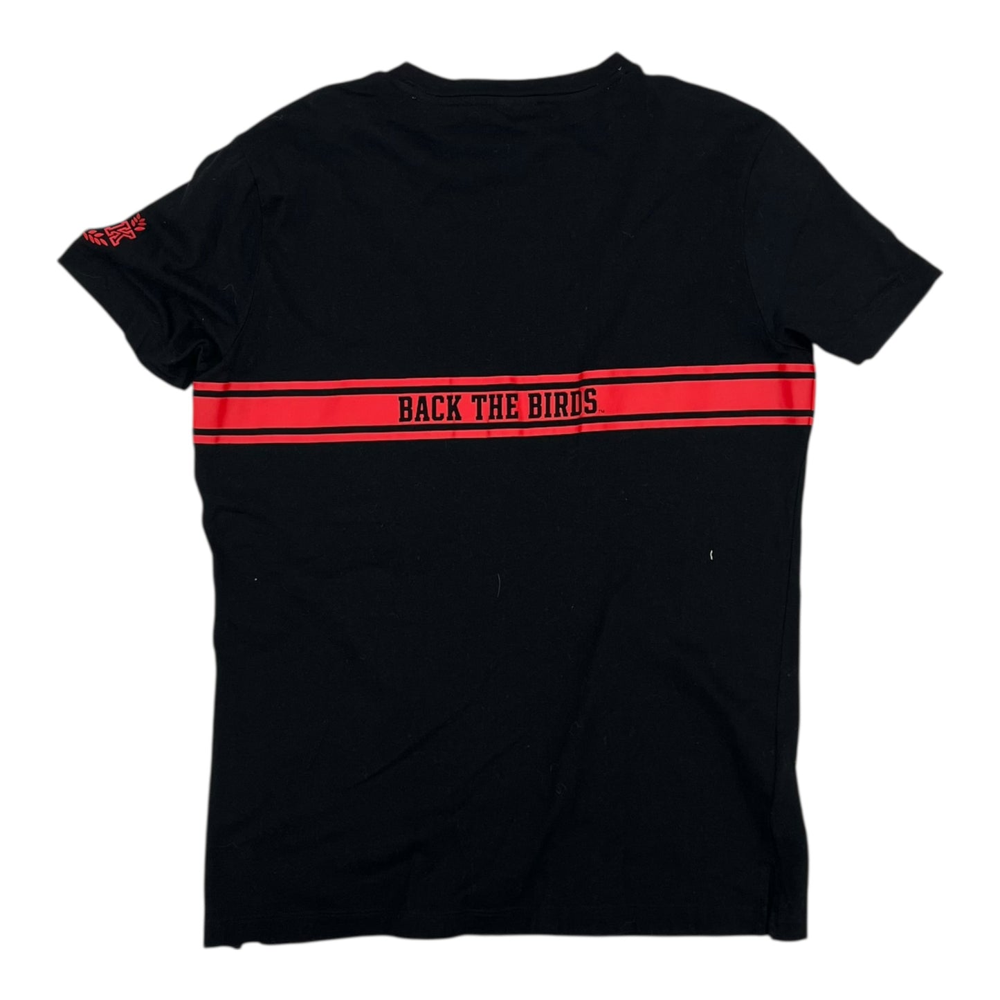 Athletic Top Ss By Pink In Black & Red, Size:S