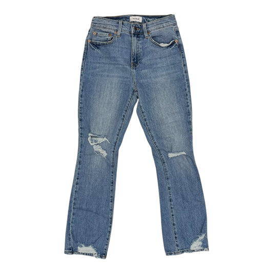 Jeans Straight By Pistola In Blue Denim, Size:2