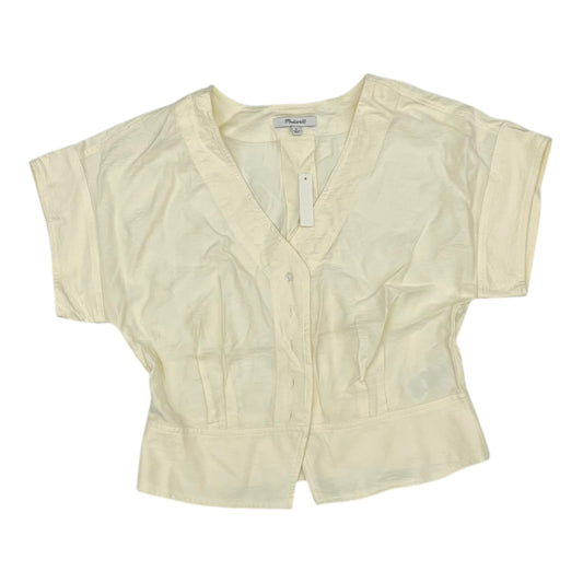 Blouse Ss By Madewell In Cream, Size:M