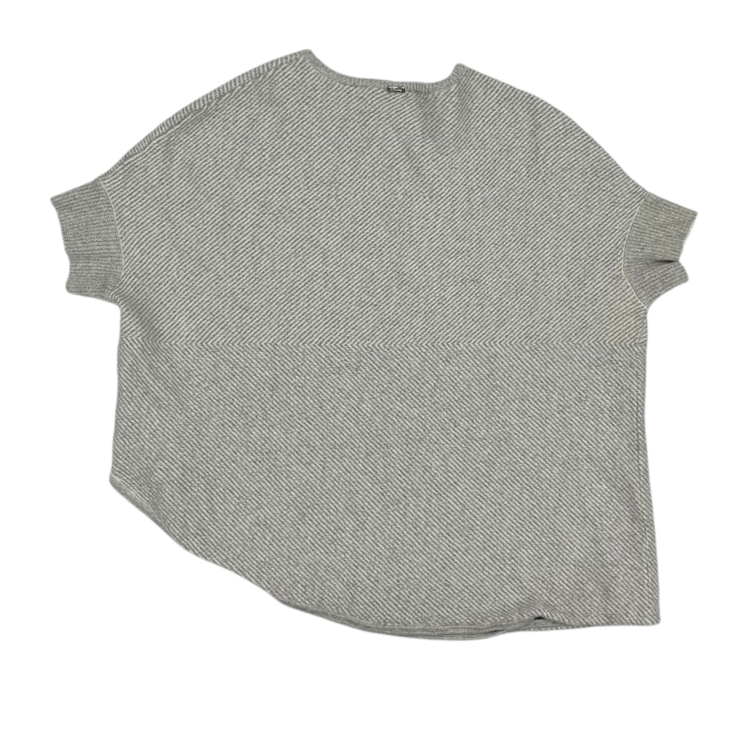 Sweater Ss By St John Knits In Grey, Size:M