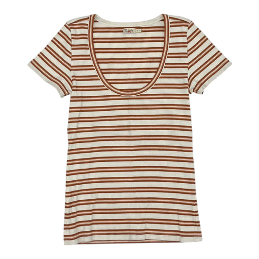 Top Ss By Faherty In Brown & Cream, Size:M