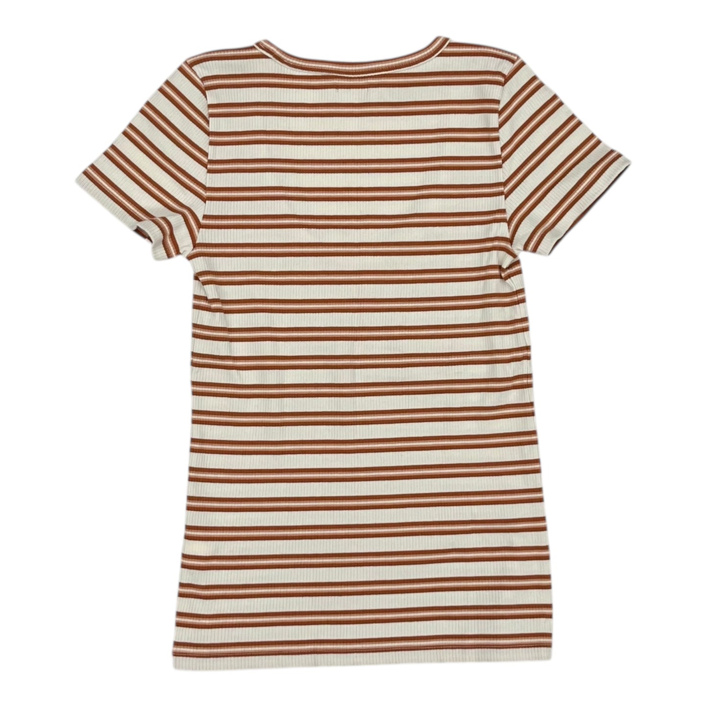 Top Ss By Faherty In Brown & Cream, Size:M