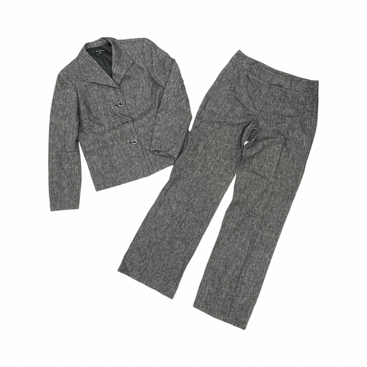 Pants Suit 2Pc By Evan-Picone In Grey, Size:M