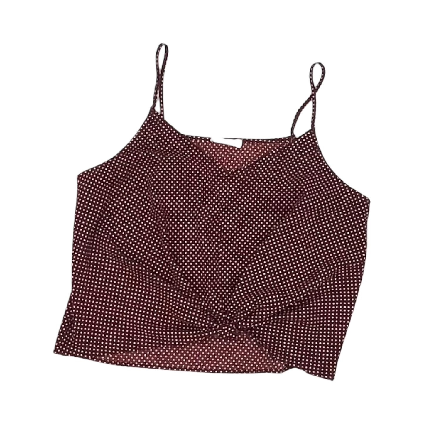 Blouse Sleeveless By Lush In Polkadot Pattern, Size:L