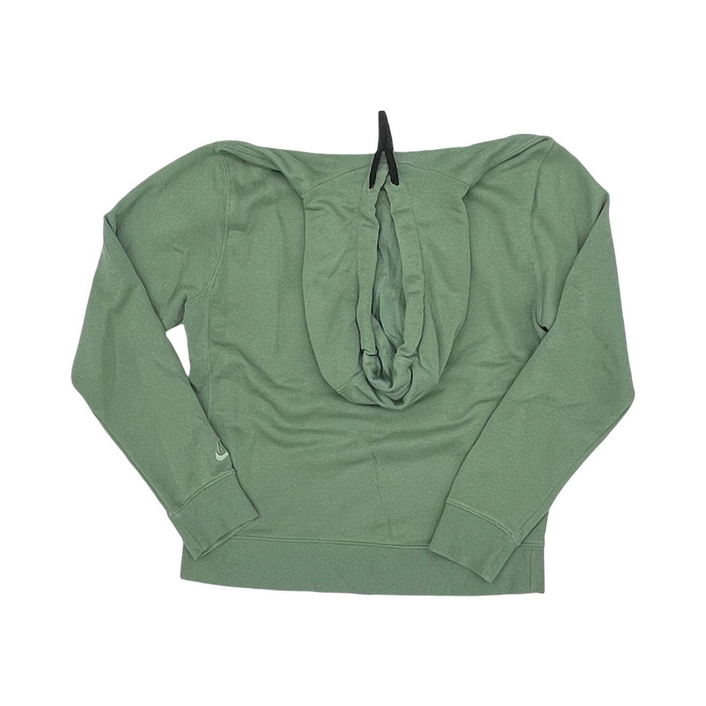 Sweatshirt Hoodie By Nike In Green, Size:S