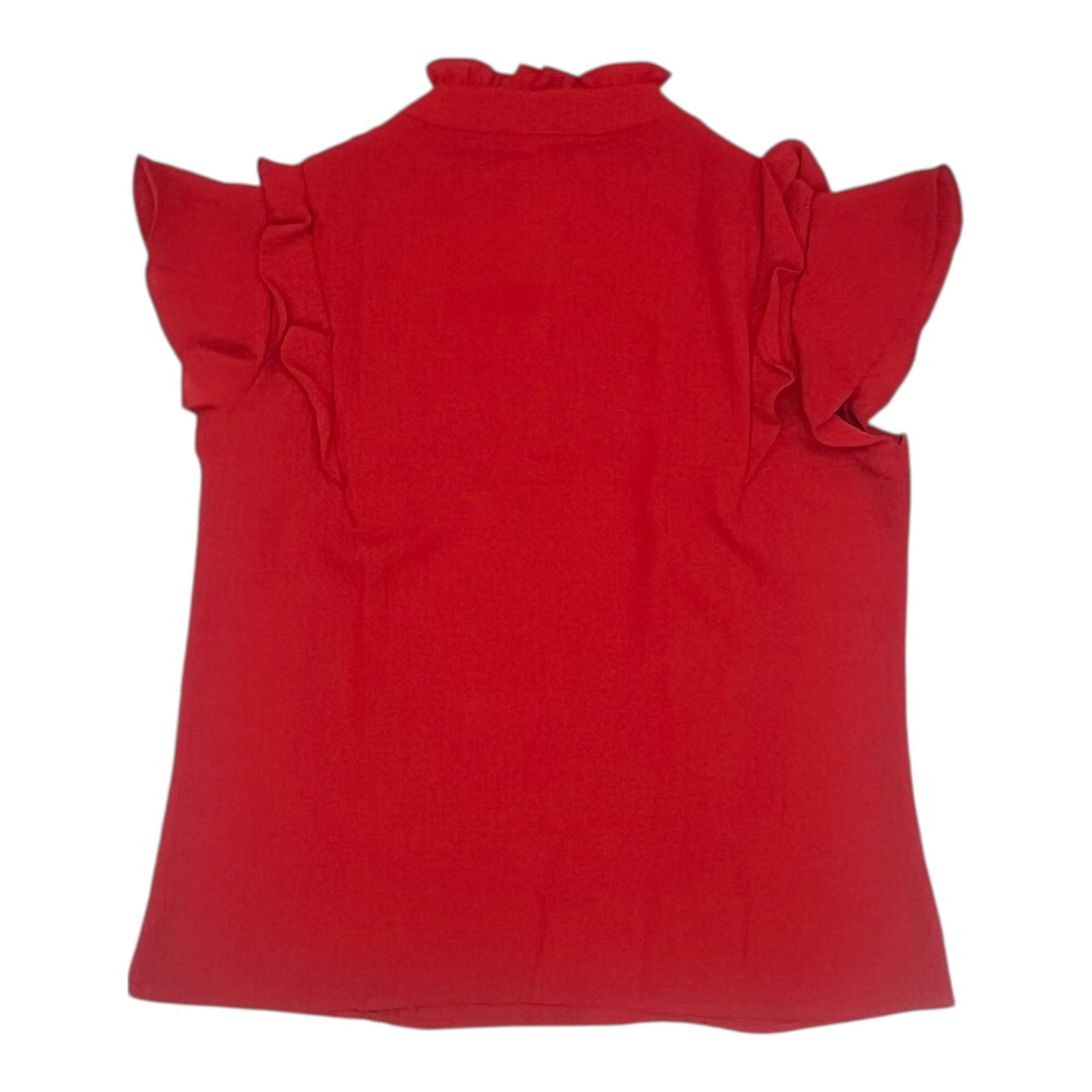 Blouse Ss By Clothes Mentor In Red, Size:L