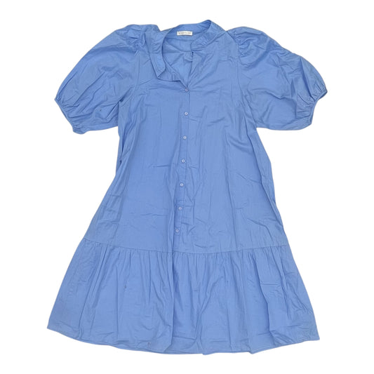 Dress Party Midi By Clothes Mentor In Blue, Size:L