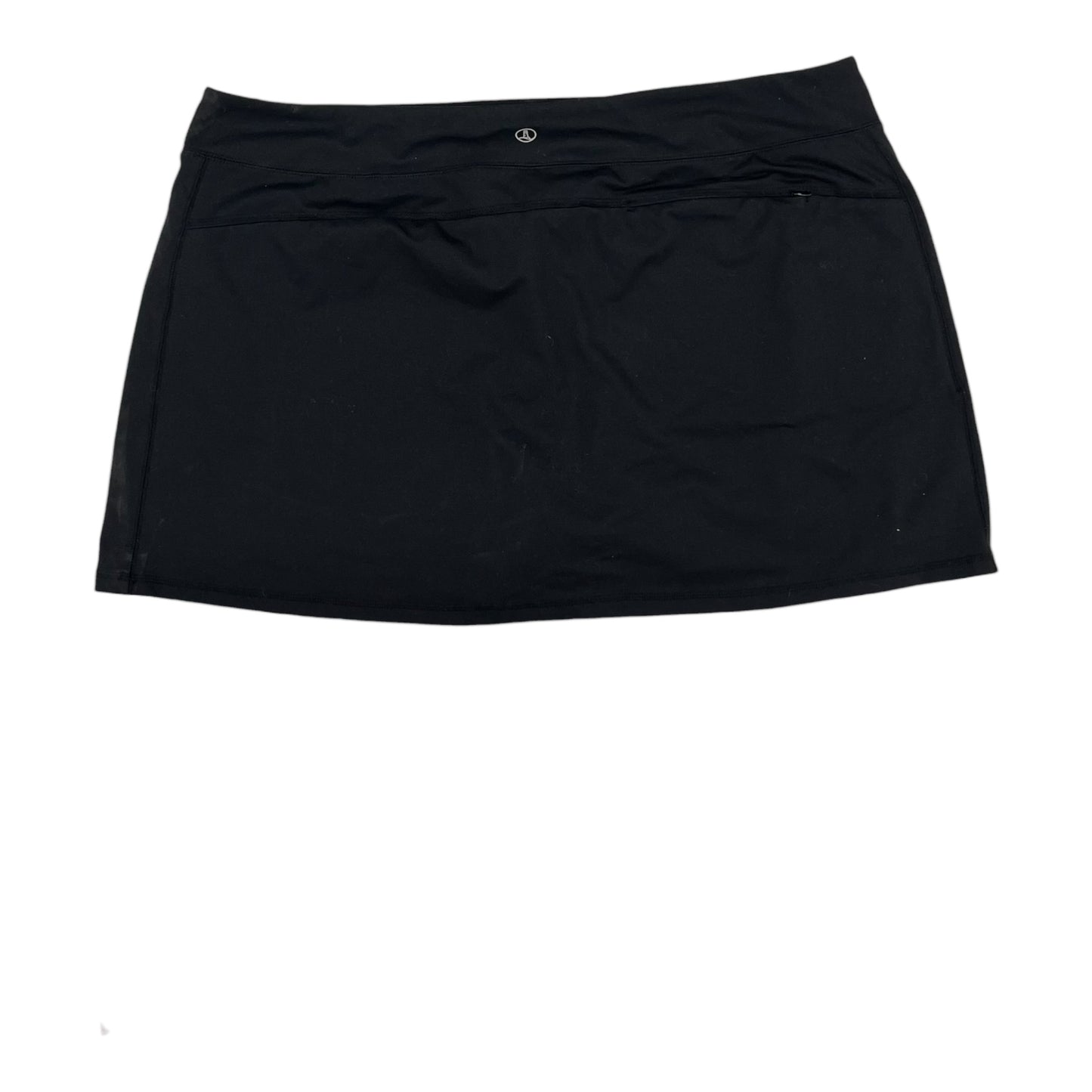 Skort By Lands End In Black, Size:3X
