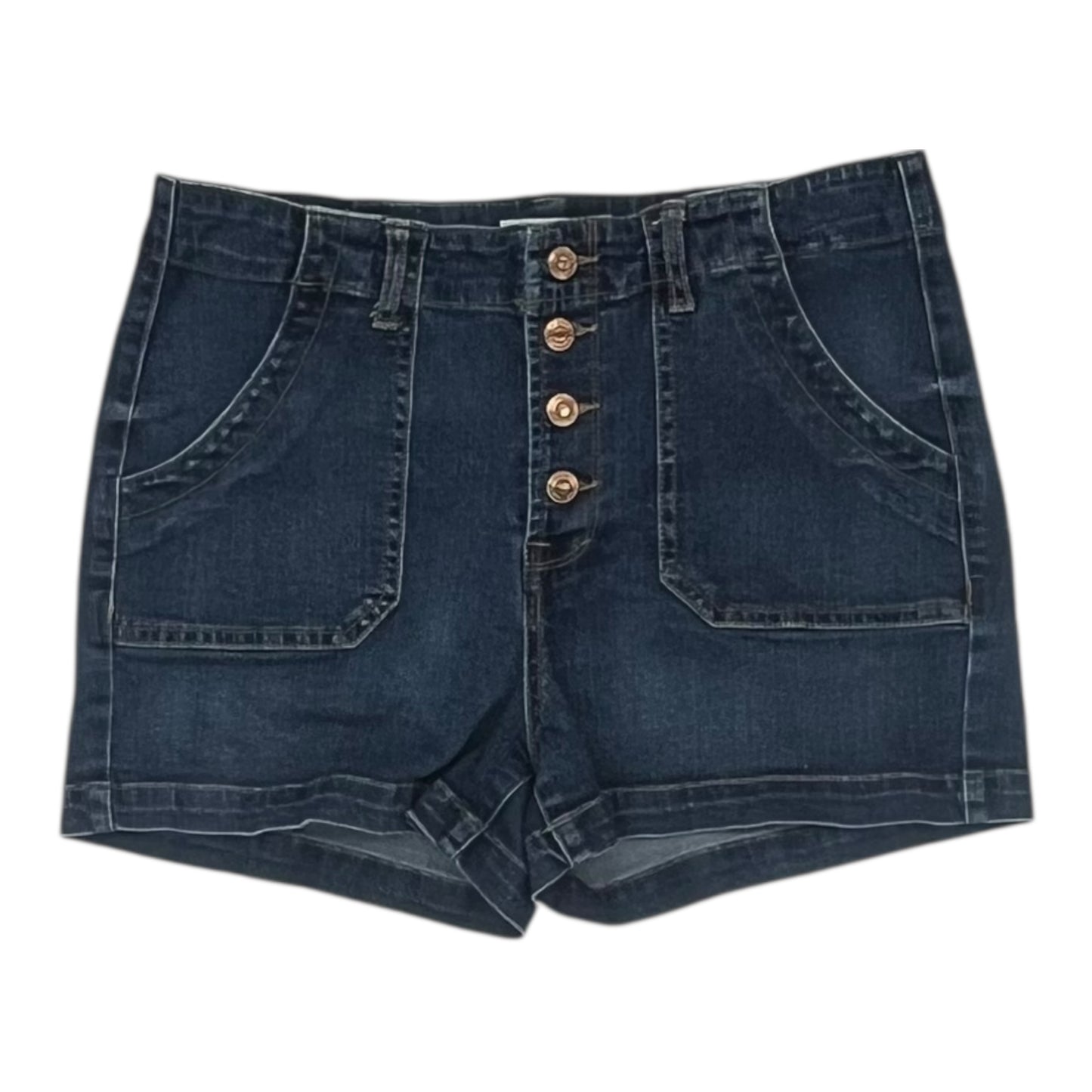 Shorts By Kensie In Blue Denim, Size:10