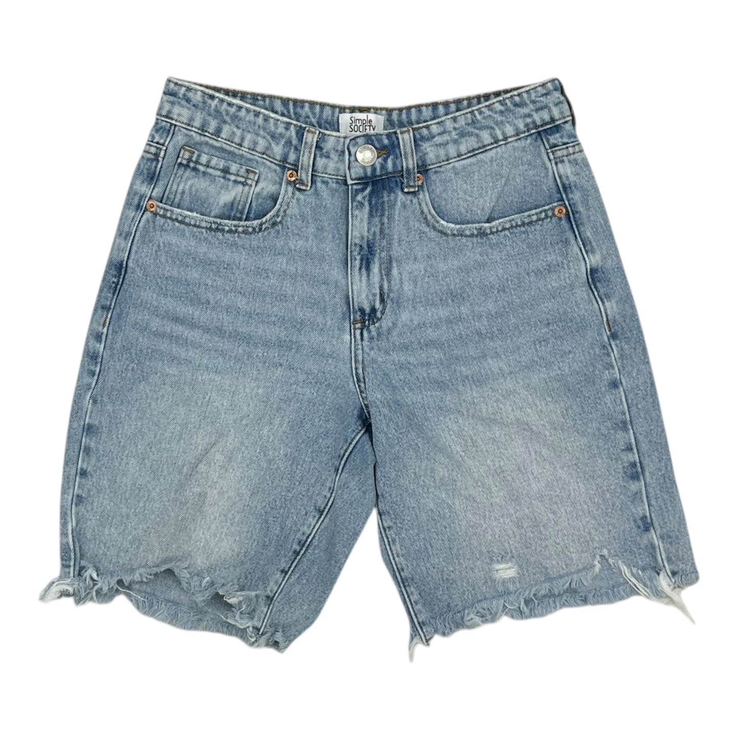 Shorts By Clothes Mentor In Blue Denim, Size:2