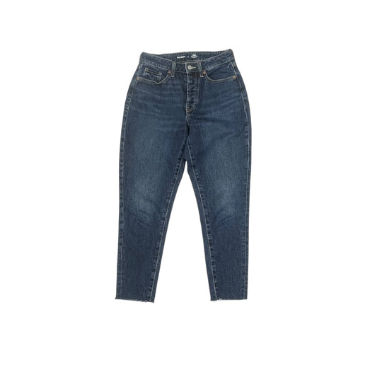 Jeans Straight By Old Navy In Blue Denim, Size:4
