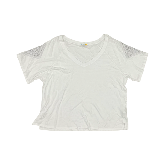 Top Ss By C And C In White, Size:Xl