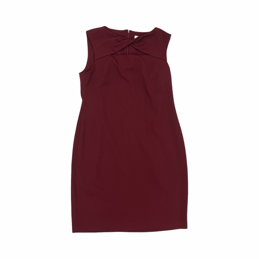 Dress Work By Calvin Klein In Red, Size:16