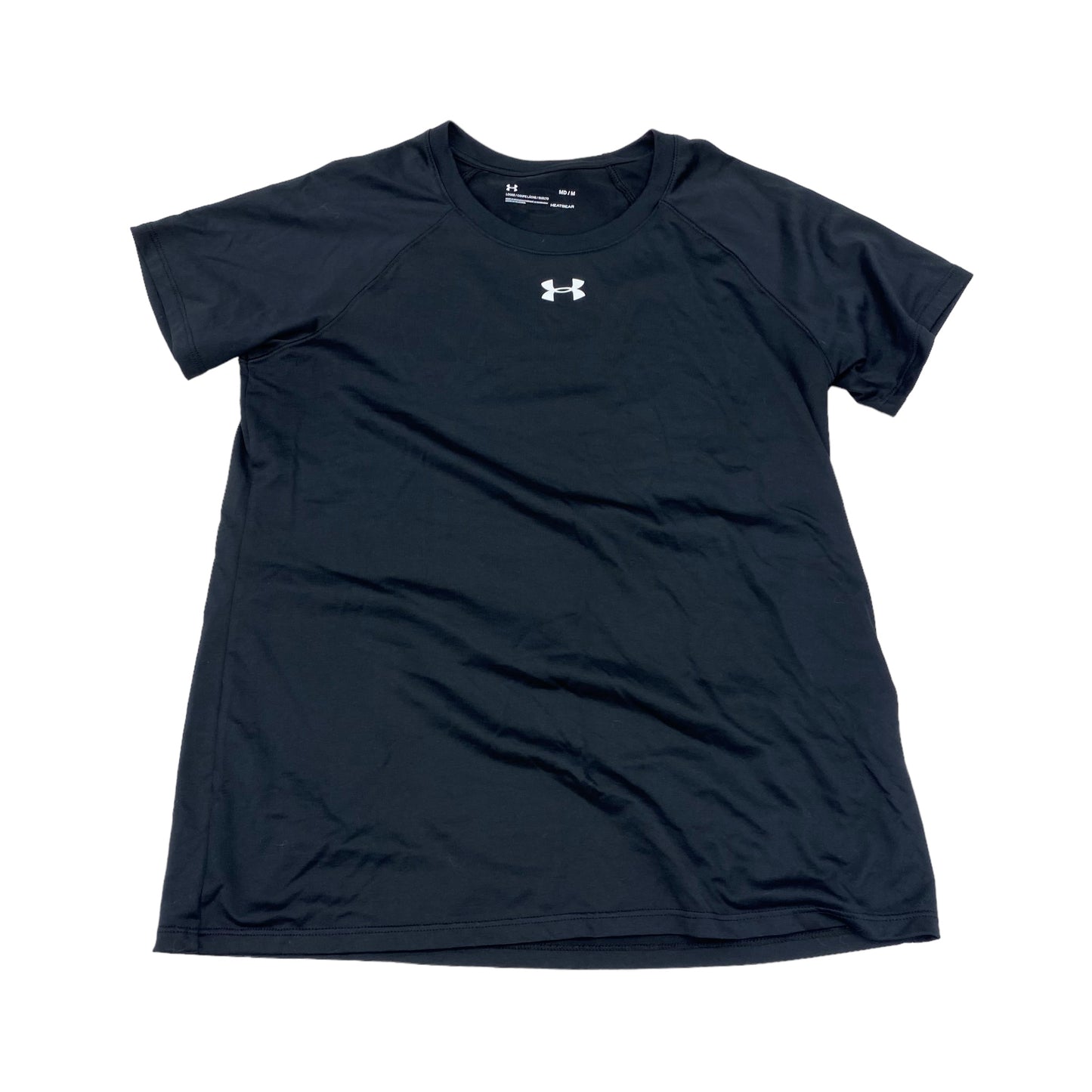 BLACK ATHLETIC TOP SS by UNDER ARMOUR Size:M