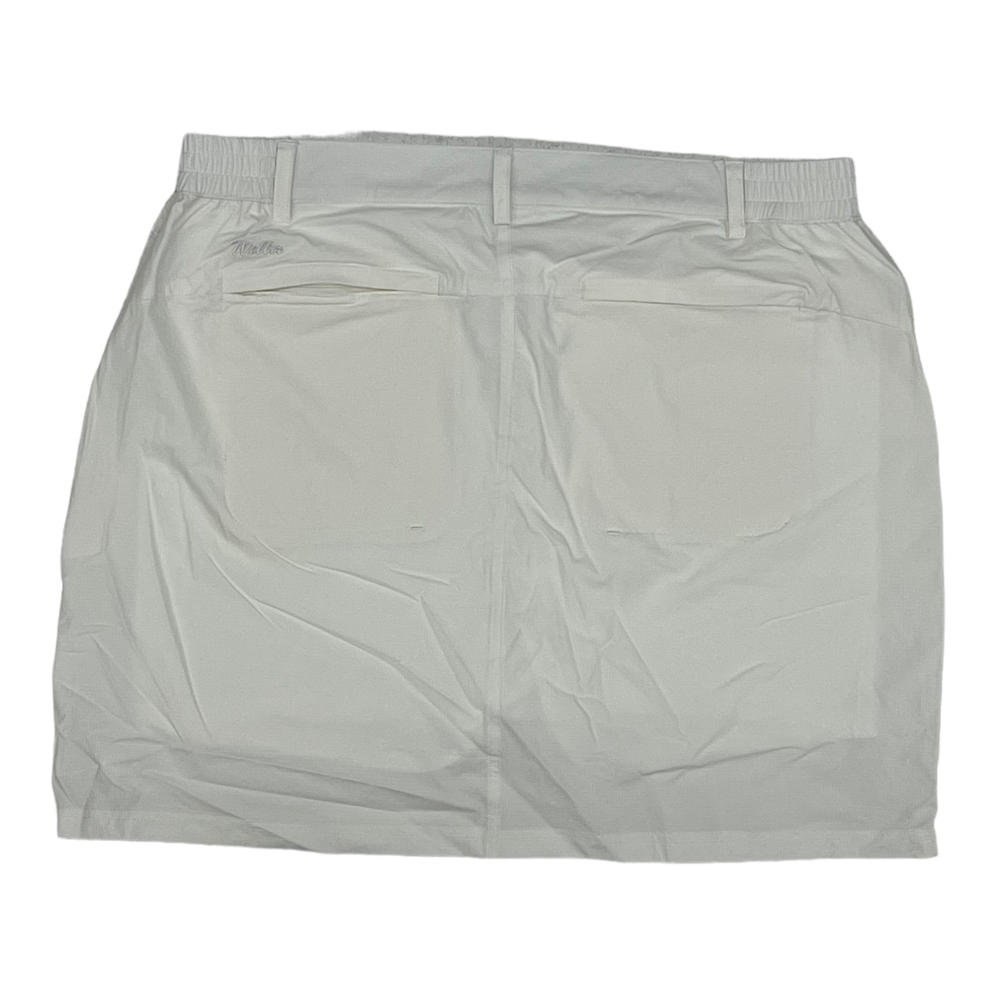 CREAM ATHLETIC SKIRT by CLOTHES MENTOR Size:XL