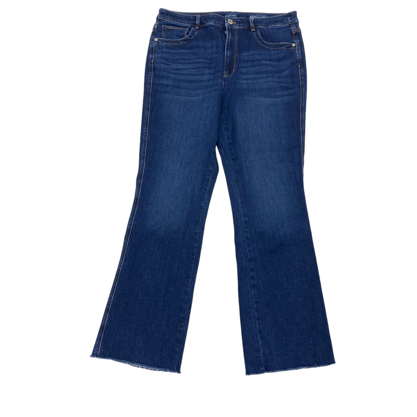 BLUE DENIM JEANS BOOT CUT by J. JILL Size:14