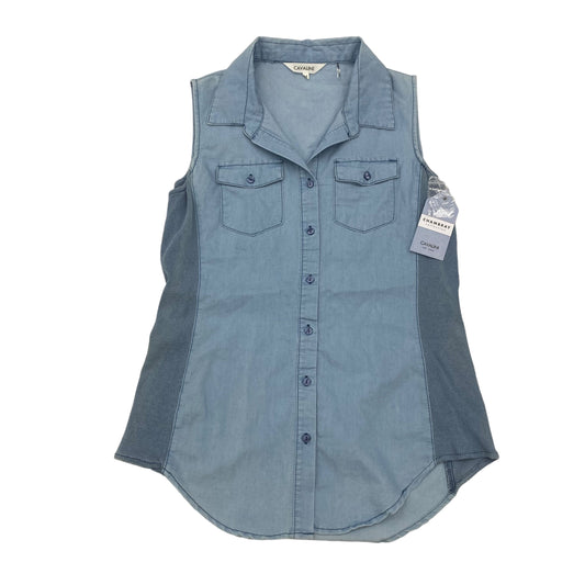 BLUE DENIM TOP SLEEVELESS by CLOTHES MENTOR Size:M