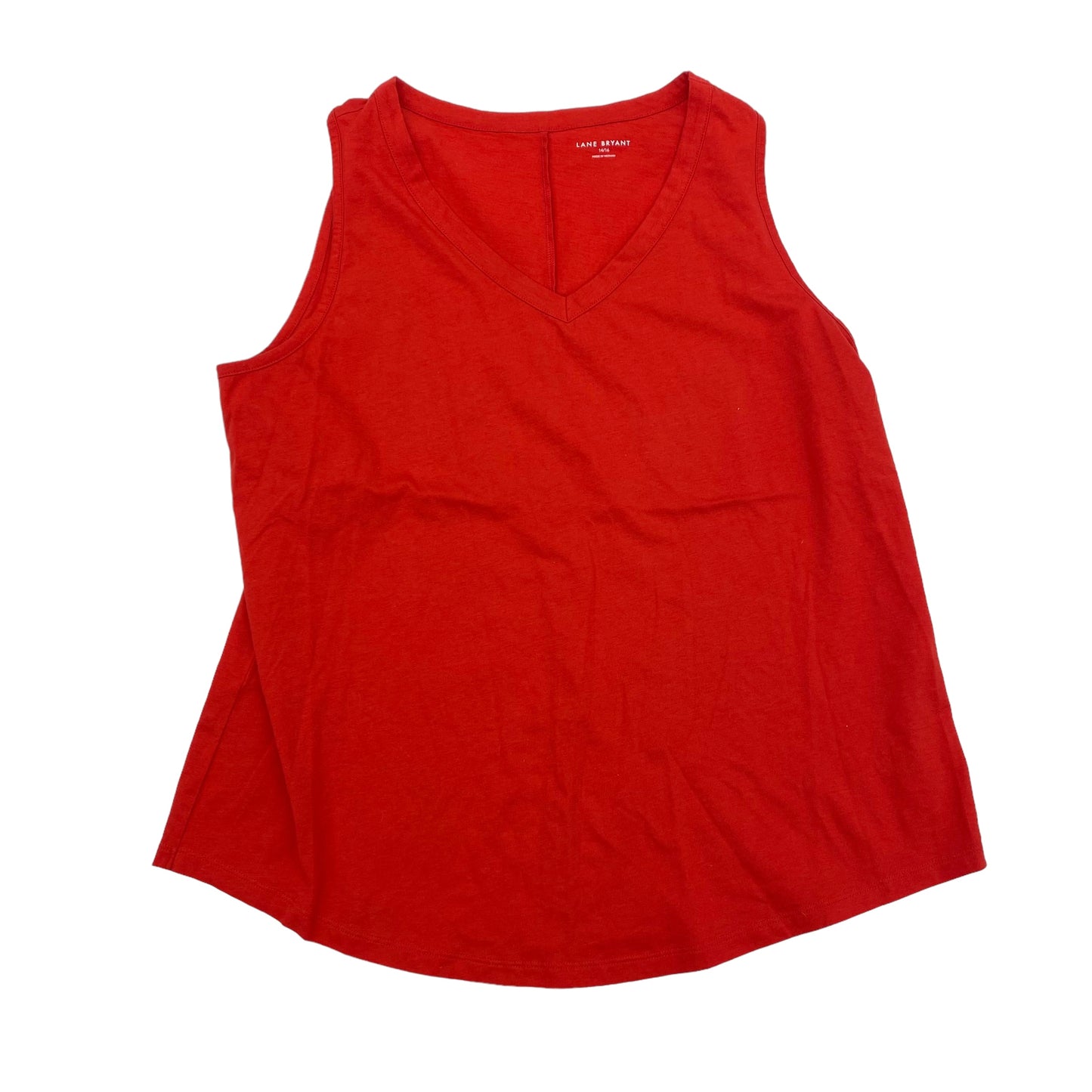 RED TANK TOP by LANE BRYANT Size:XL