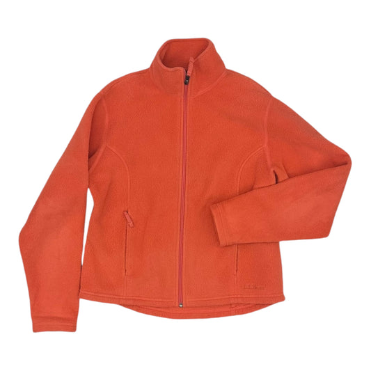 Jacket Fleece By L.L. Bean In Orange, Size:S