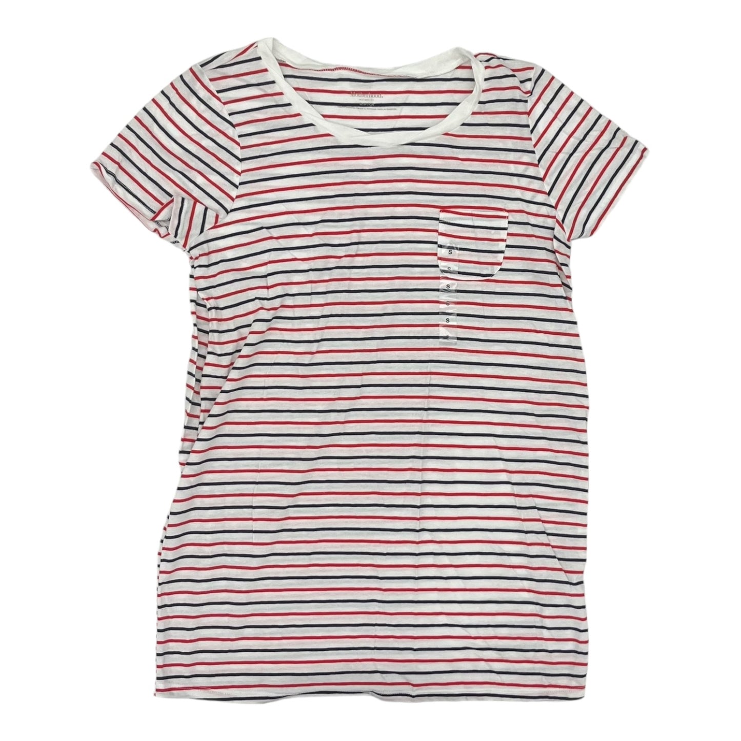 Mat Top Ss By Motherhood In Striped Pattern, Size:S