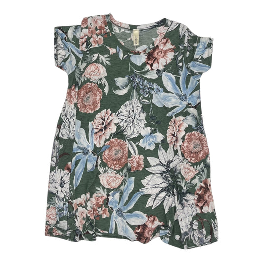 Tunic Ss By Clothes Mentor In Green, Size:M