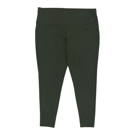 Pants Leggings By Terra & Sky In Green, Size:1X