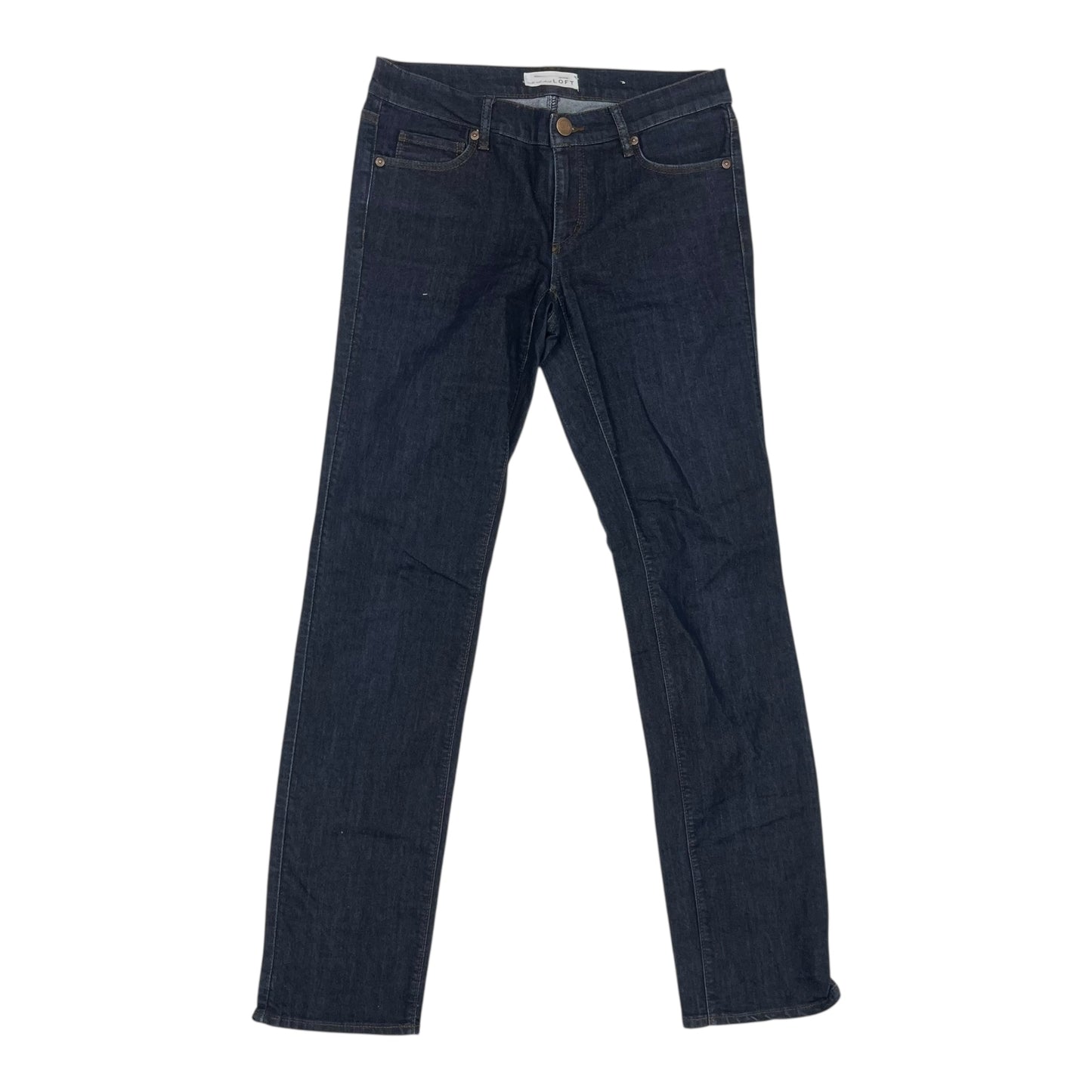 Jeans Skinny By Loft In Blue Denim, Size:0
