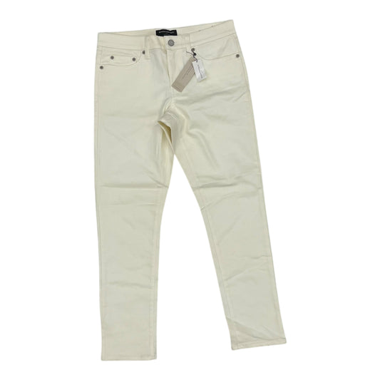 Jeans Skinny By Banana Republic In Cream, Size:4