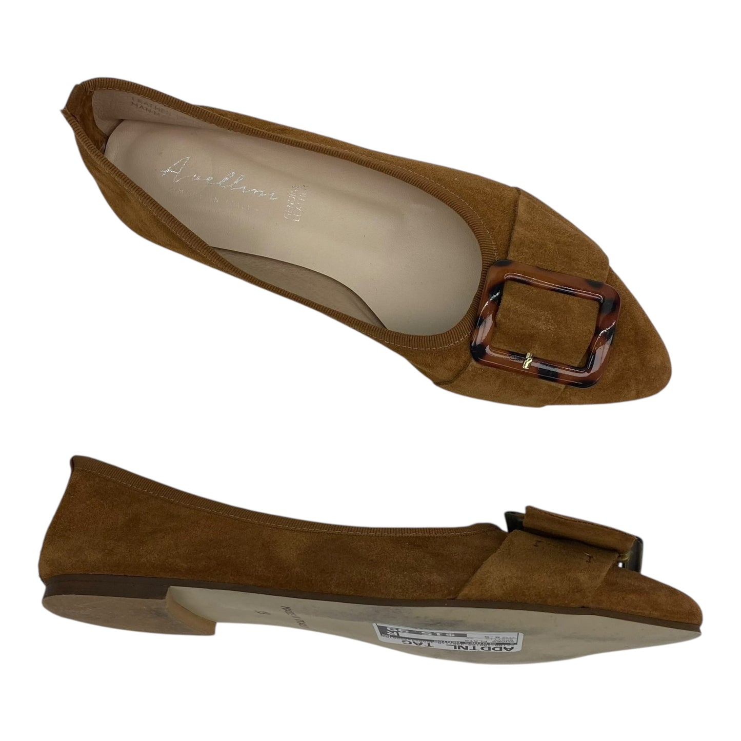 Shoes Flats By Clothes Mentor In Brown, Size:8.5