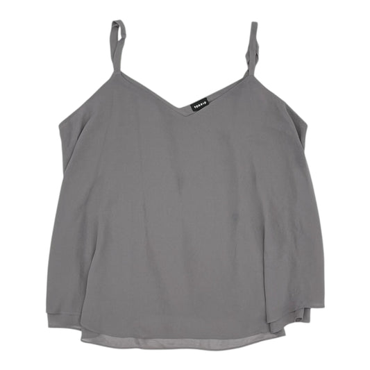 Blouse Sleeveless By Torrid In Grey, Size:1X