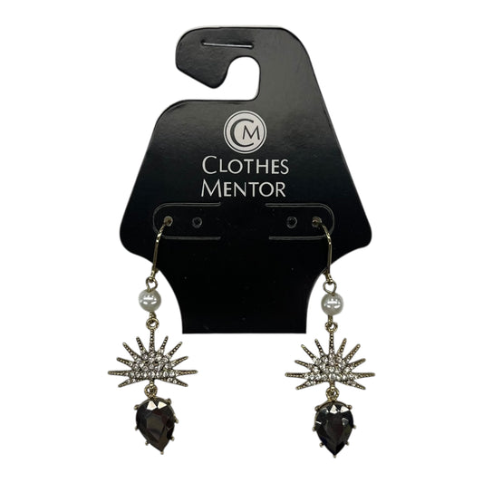 Earrings Statement By Clothes Mentor In Black & Gold